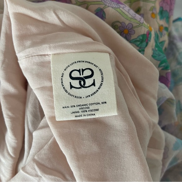 SOLD// Spell Mossy High Neck Mini Dress - Picture 14 of 15